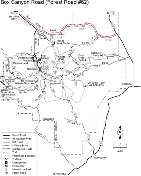 box canyon falls trail map